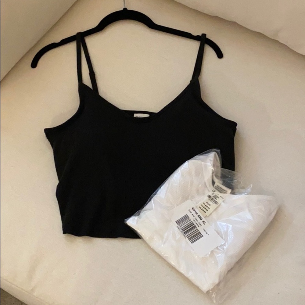 A Pair if Bramis by PINK. XL. Cropped.  Shelf Bra